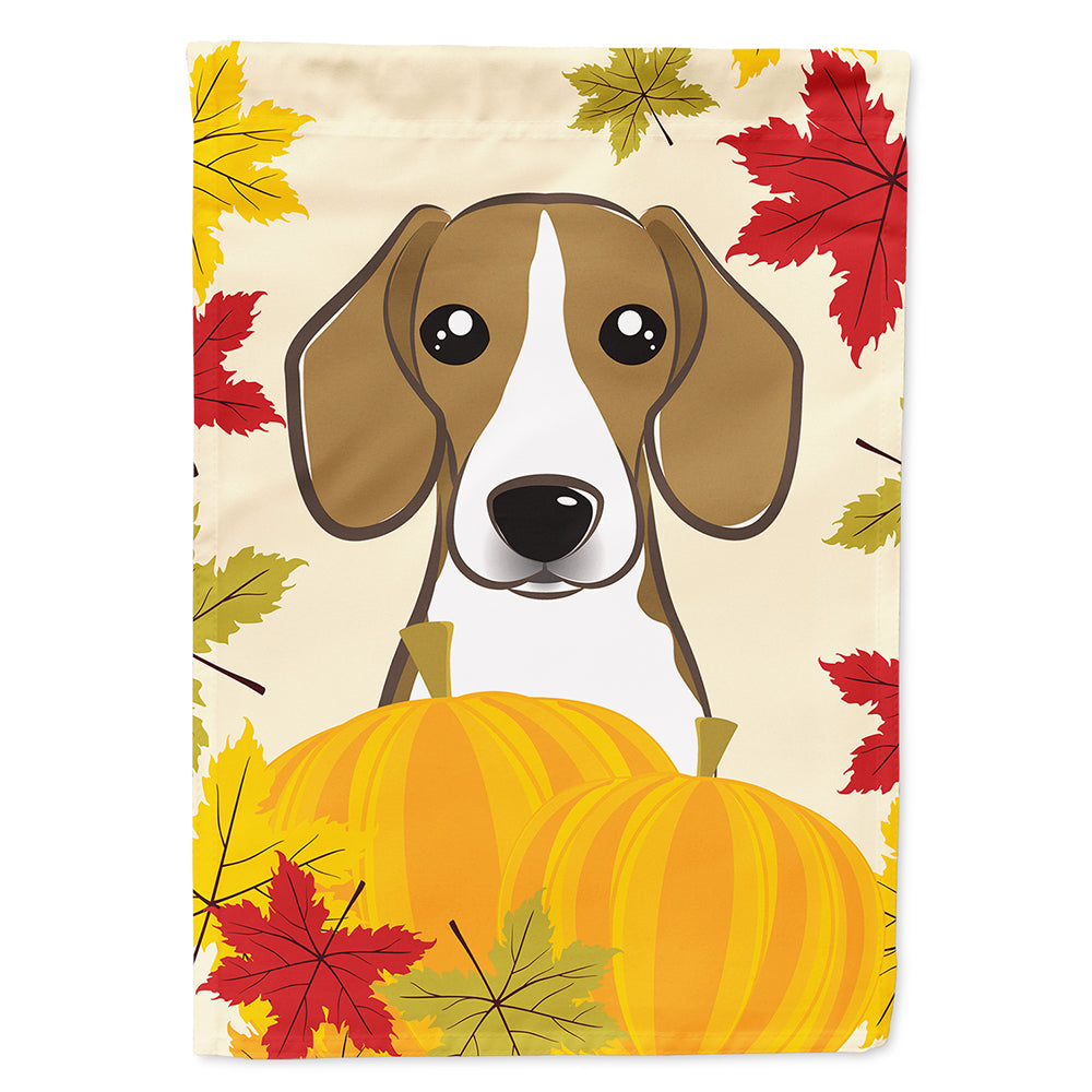Beagle Thanksgiving Flag Canvas House Size BB2045CHF