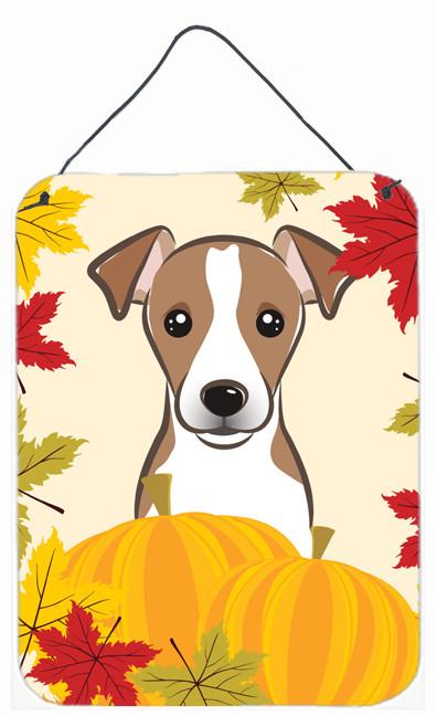 Jack Russell Terrier Thanksgiving Wall or Door Hanging Prints BB2066DS1216 by Caroline's Treasures