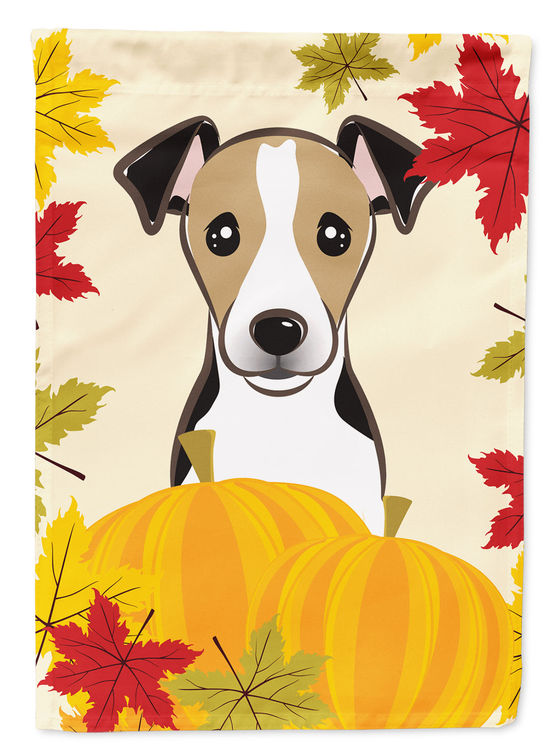 Jack Russell Terrier Thanksgiving Flag Garden Size BB2067GF.
