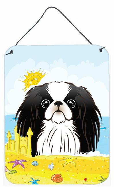 Japanese Chin Summer Beach Wall or Door Hanging Prints BB2098DS1216 by Caroline's Treasures