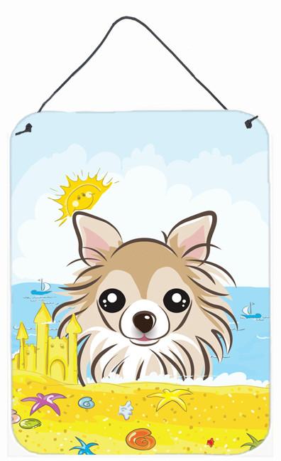 Chihuahua Summer Beach Wall or Door Hanging Prints BB2119DS1216 by Caroline's Treasures