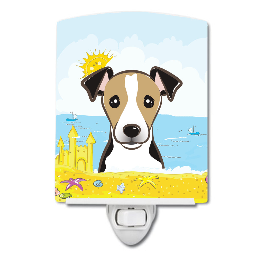 Jack Russell Terrier Summer Beach Ceramic Night Light BB2129CNL - the-store.com