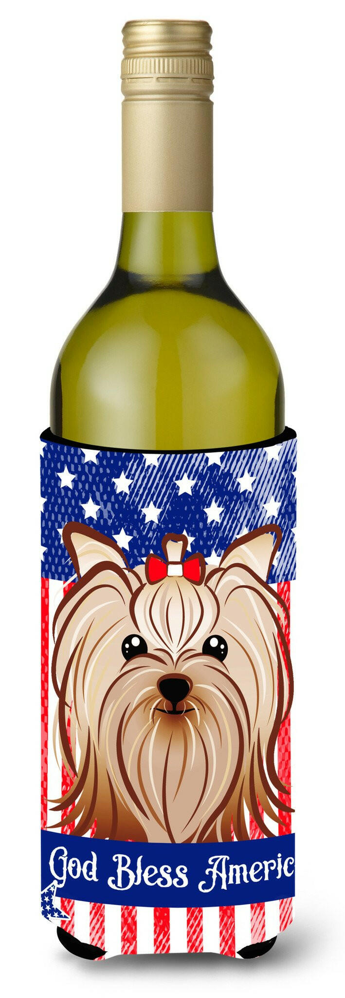 Yorkie Yorkshire Terrier Wine Bottle Beverage Insulator Hugger BB2134LITERK by Caroline's Treasures
