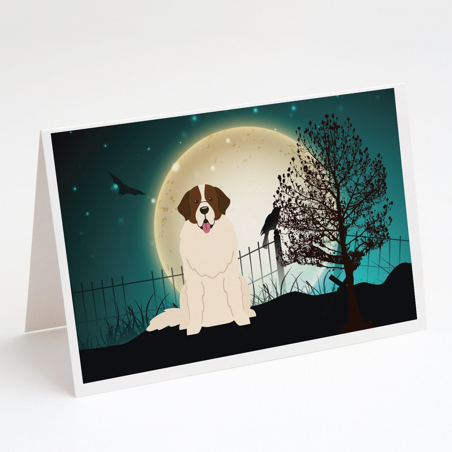 Buy this Halloween Scary Moscow Watchdog Greeting Cards and Envelopes Pack of 8