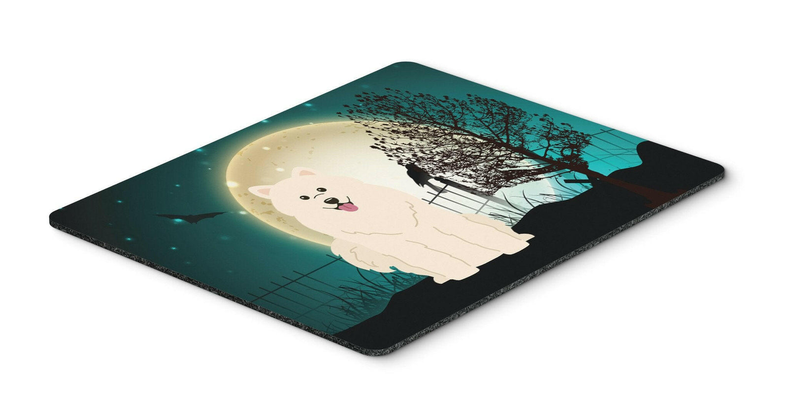 Halloween Scary Samoyed Mouse Pad, Hot Pad or Trivet BB2220MP by Caroline's Treasures