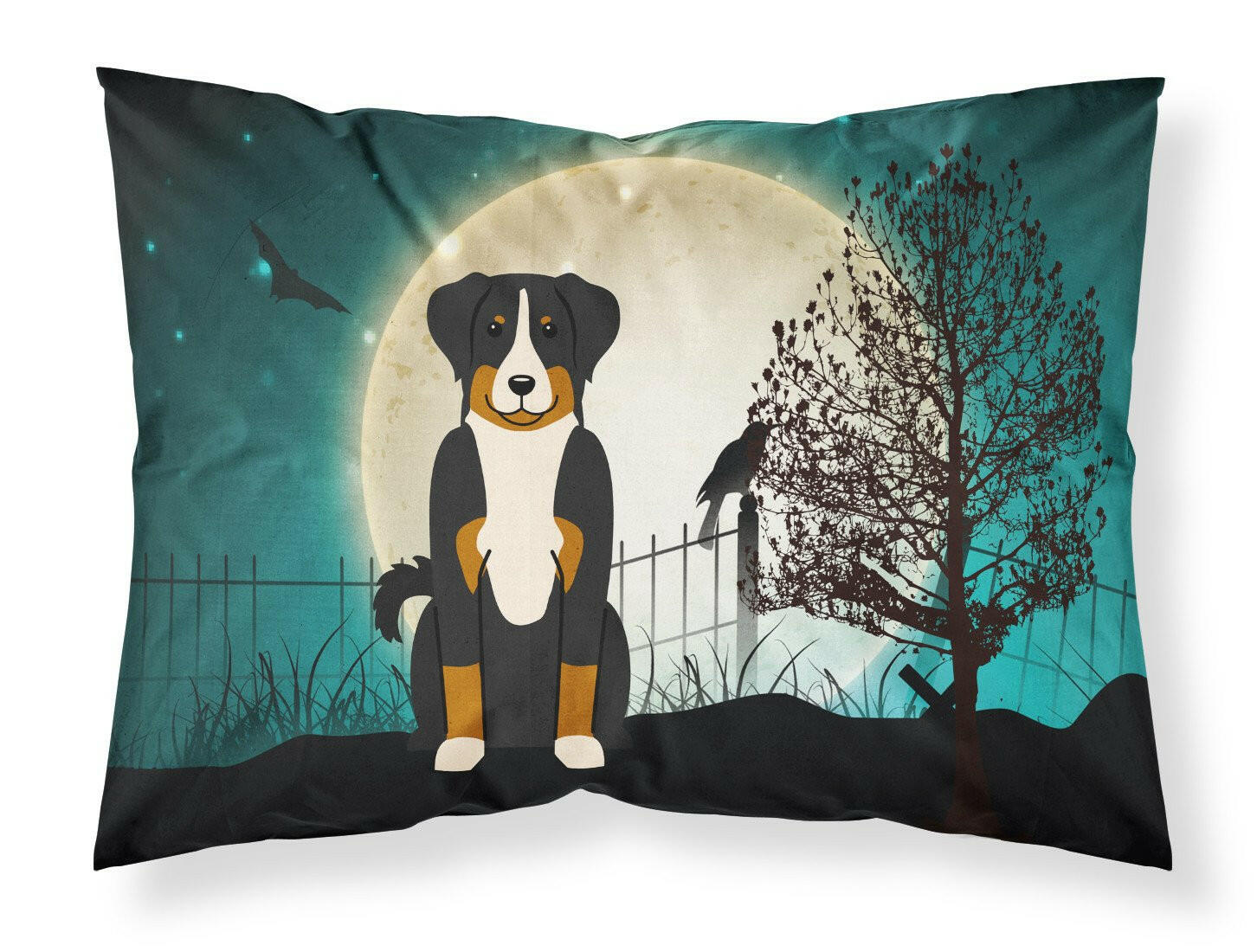 Halloween Scary Appenzeller Sennenhund Fabric Standard Pillowcase BB2233PILLOWCASE by Caroline's Treasures