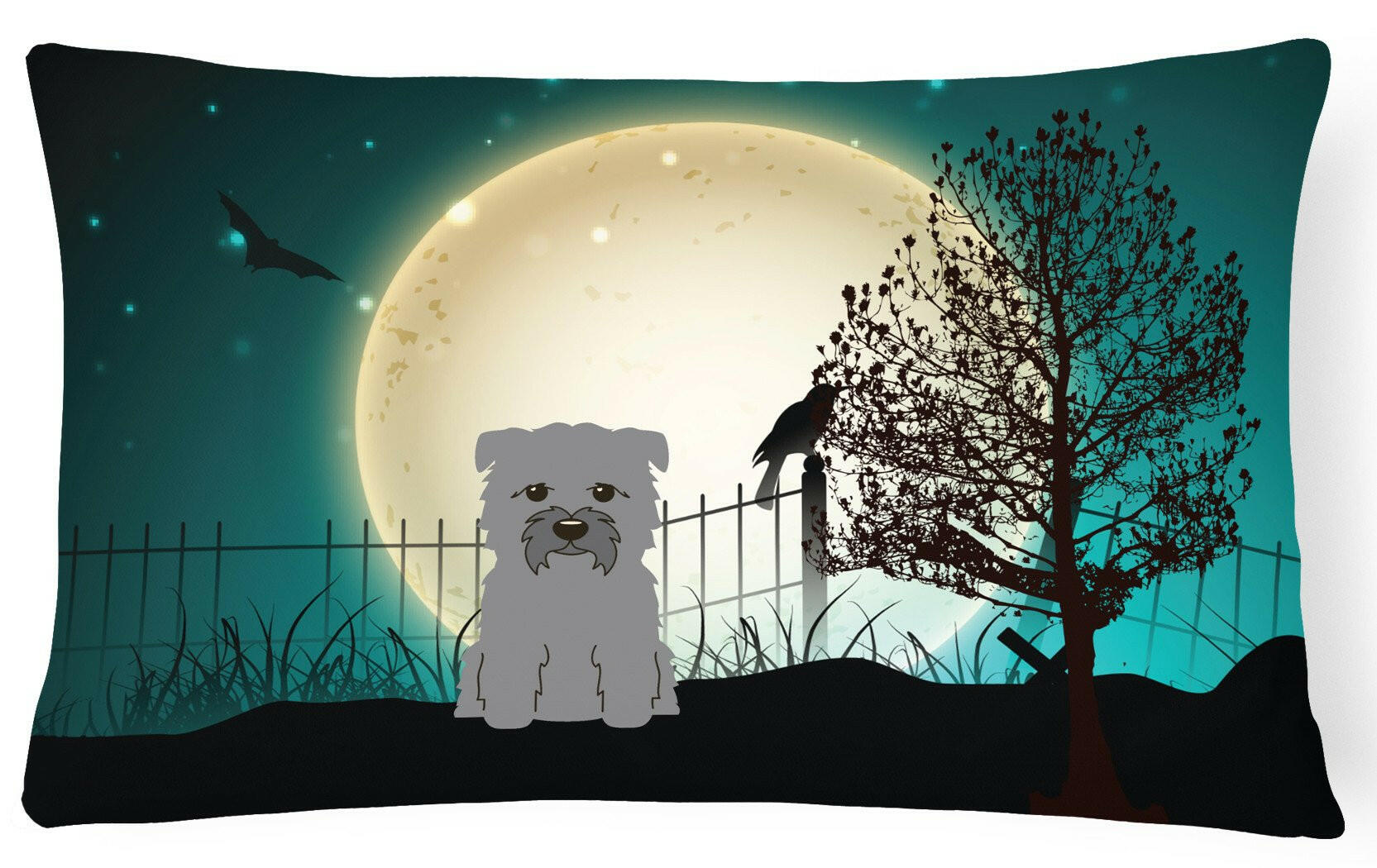 Halloween Scary Glen of Imal Grey Canvas Fabric Decorative Pillow BB2249PW1216 by Caroline's Treasures