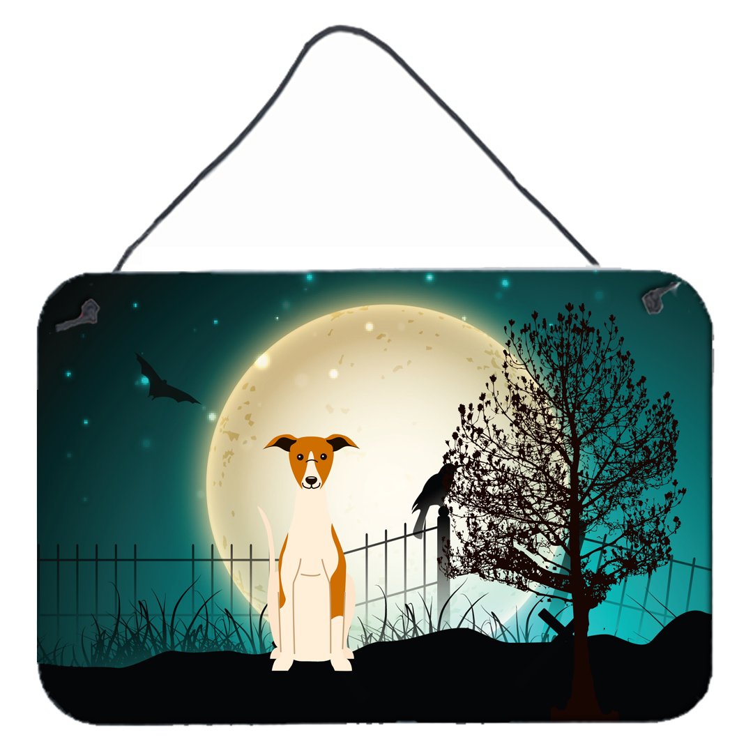 Halloween Scary Whippet Wall or Door Hanging Prints BB2289DS812 by Caroline's Treasures