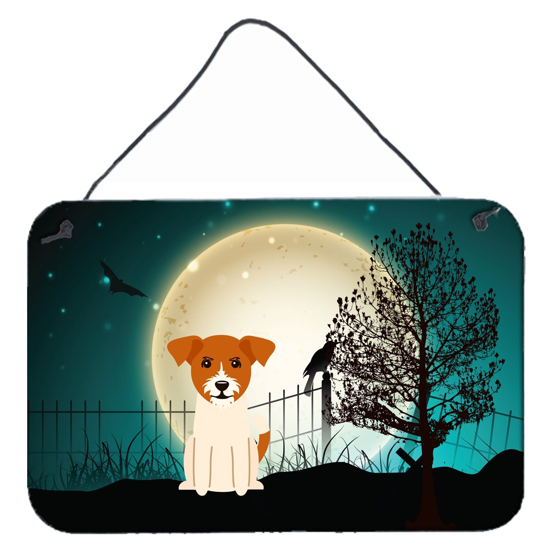 Halloween Scary Jack Russell Terrier Wall or Door Hanging Prints BB2298DS812 by Caroline's Treasures