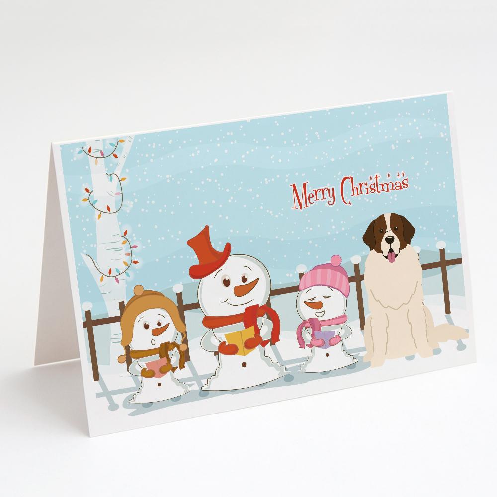 Buy this Merry Christmas Carolers Moscow Watchdog Greeting Cards and Envelopes Pack of 8