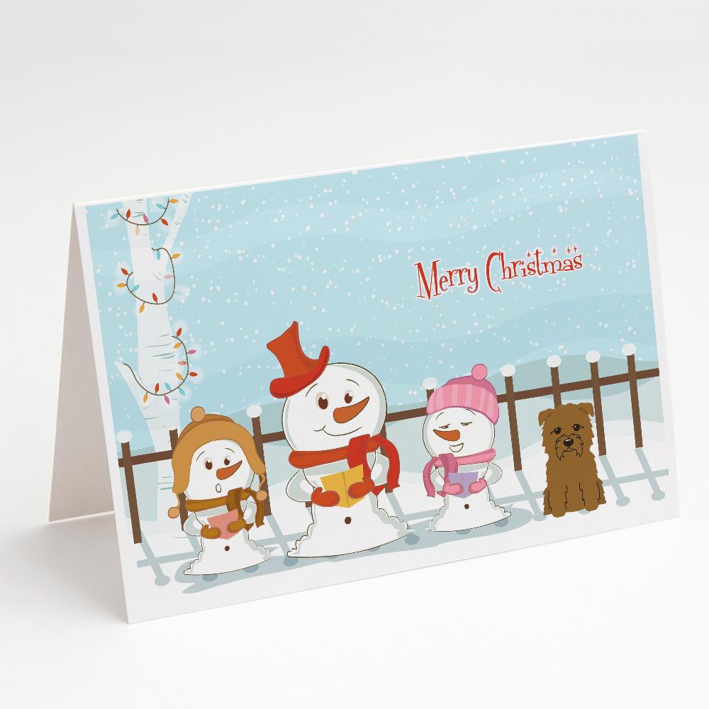 Buy this Merry Christmas Carolers Glen of Imal Tan Greeting Cards and Envelopes Pack of 8