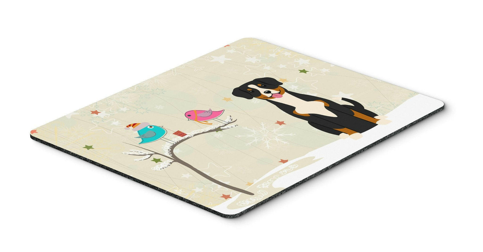 Christmas Presents between Friends Entlebucher Mouse Pad, Hot Pad or Trivet BB2510MP by Caroline's Treasures