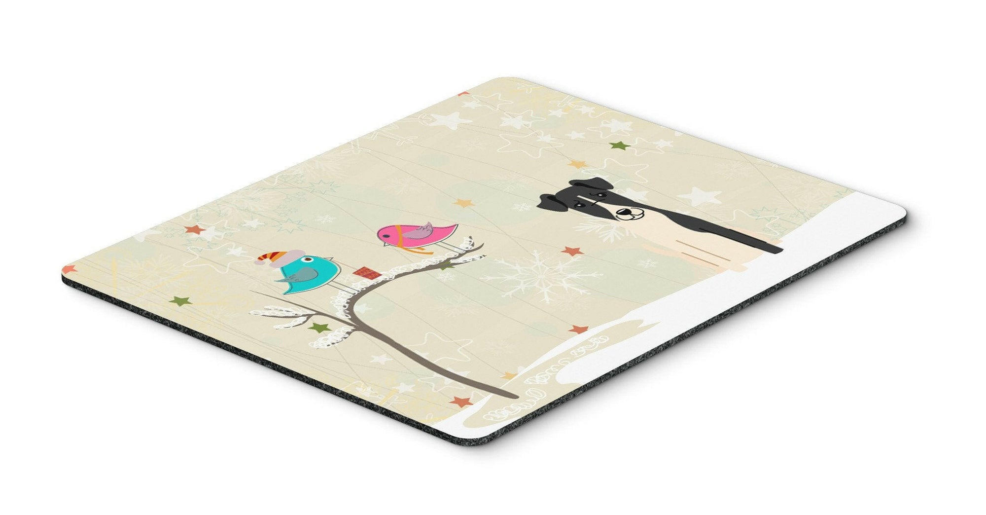 Christmas Presents between Friends Smooth Fox Terrier Mouse Pad, Hot Pad or Trivet BB2570MP by Caroline's Treasures