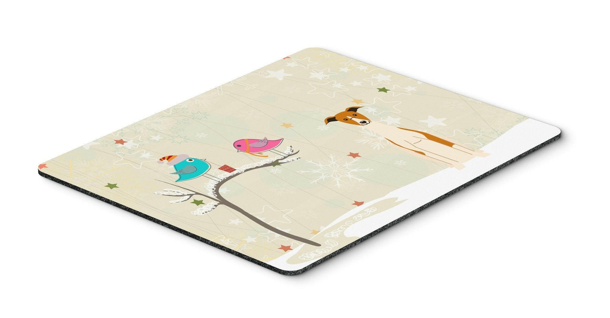 Christmas Presents between Friends Whippet Mouse Pad, Hot Pad or Trivet BB2571MP by Caroline's Treasures