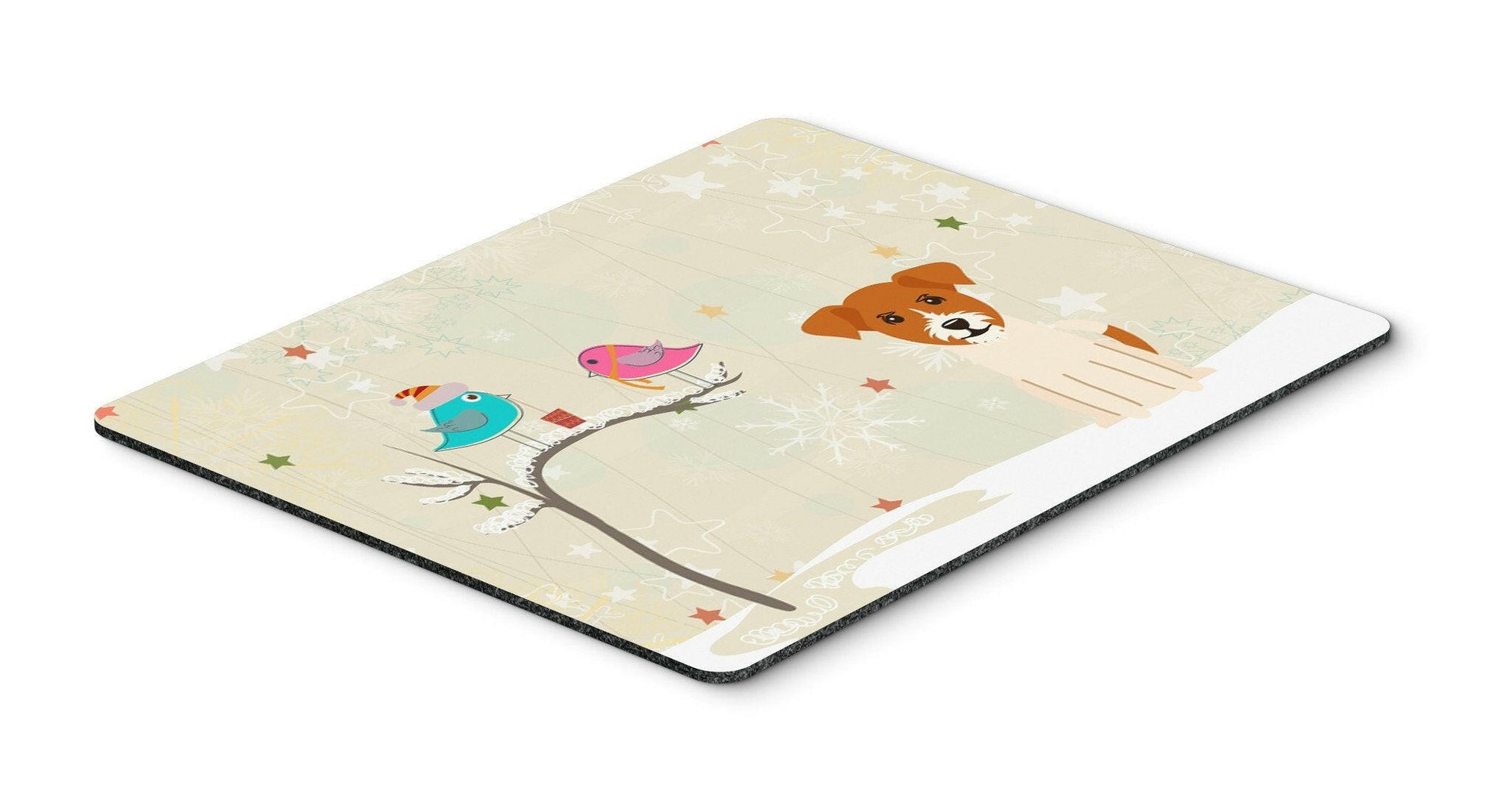 Christmas Presents between Friends Jack Russell Terrier Mouse Pad, Hot Pad or Trivet BB2580MP by Caroline's Treasures