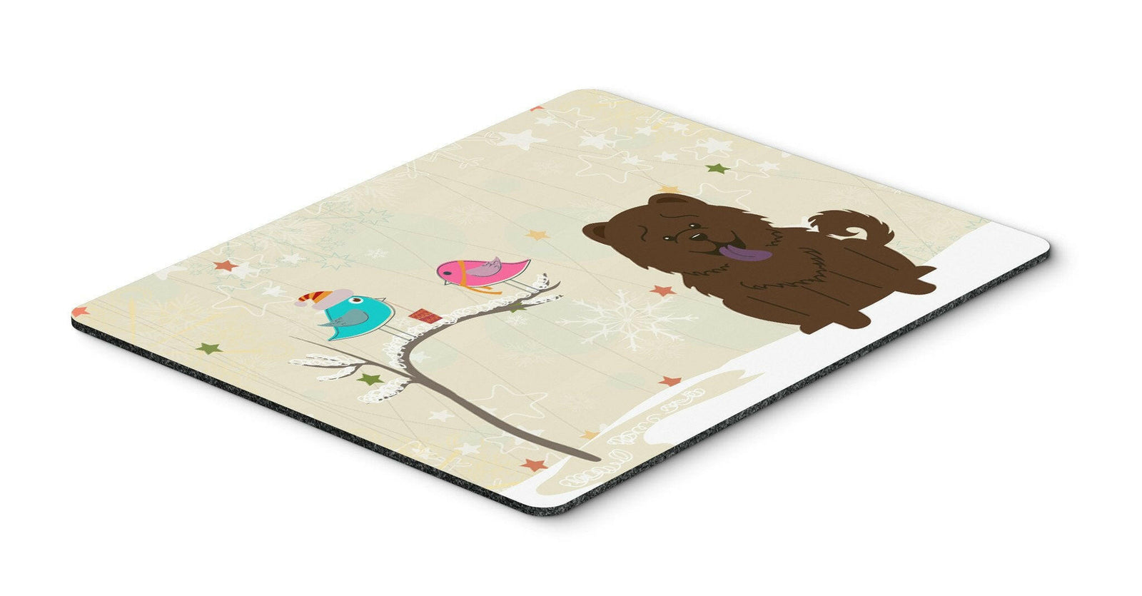 Christmas Presents between Friends Chow Chow Chocolate Mouse Pad, Hot Pad or Trivet BB2613MP by Caroline's Treasures