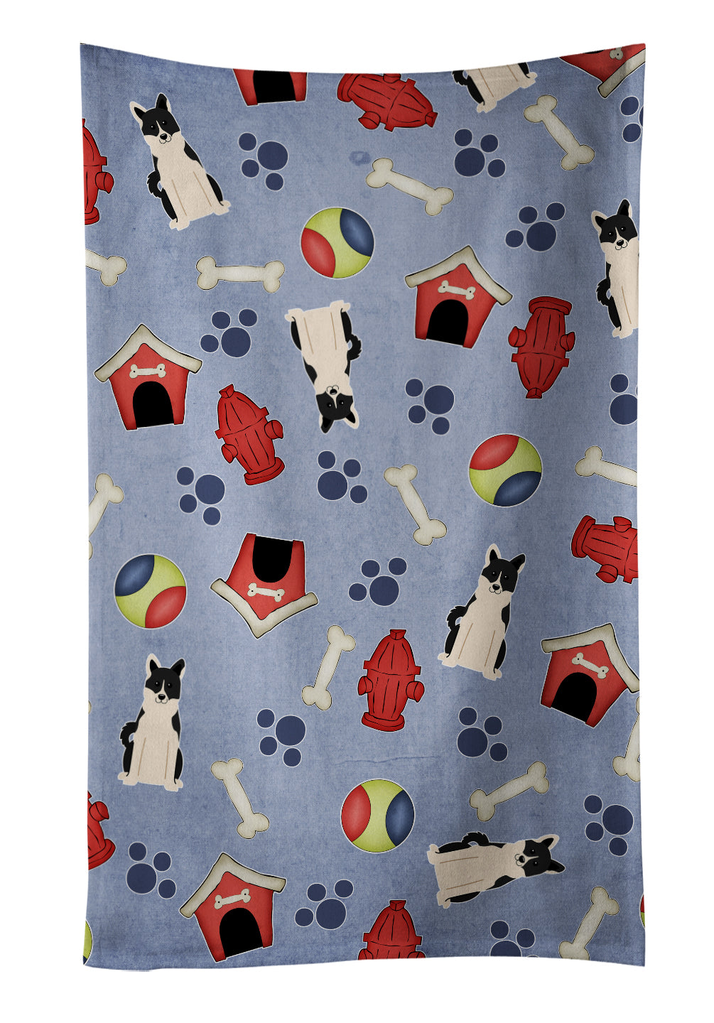 Dog House Collection Russo-European Laika Spitz Kitchen Towel BB2642KTWL - the-store.com