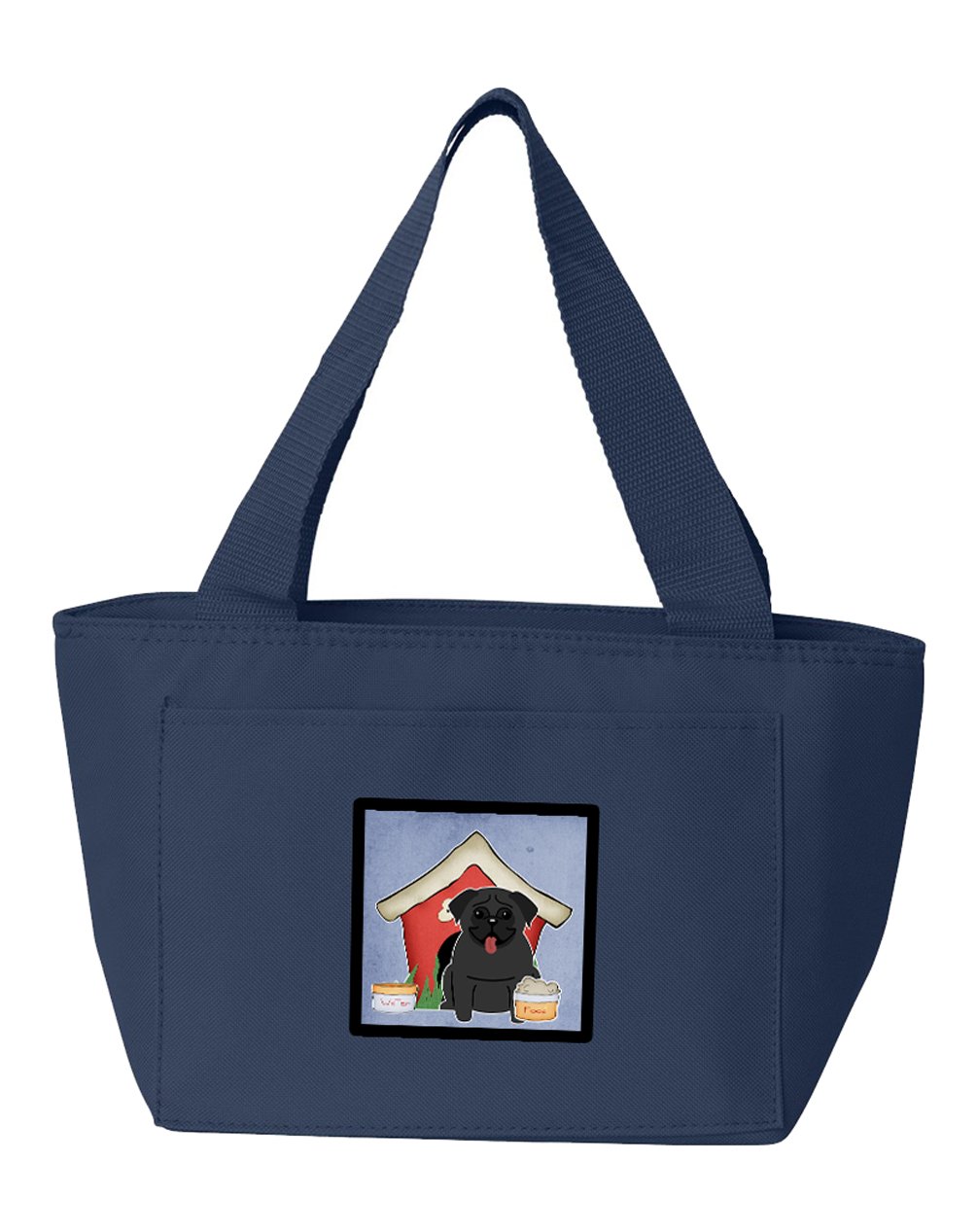 Dog House Collection Pug Black Lunch Bag BB2760NA-8808 by Caroline&#39;s Treasures