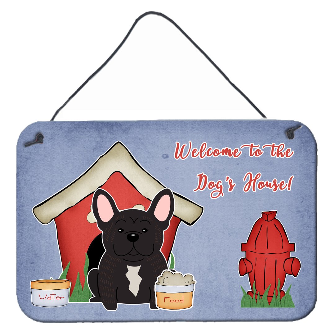 Dog House Collection French Bulldog Brindle Wall or Door Hanging Prints by Caroline's Treasures