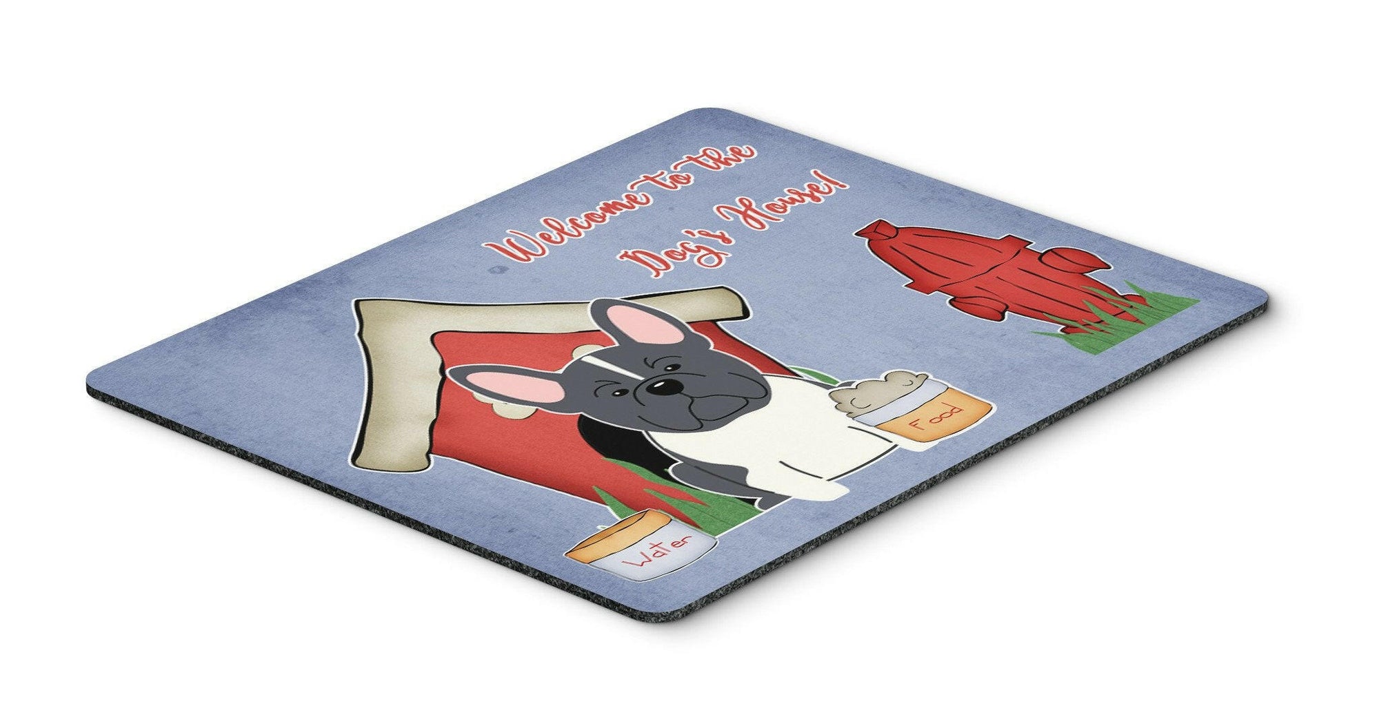 Dog House Collection French Bulldog Black White Mouse Pad, Hot Pad or Trivet BB2766MP by Caroline's Treasures