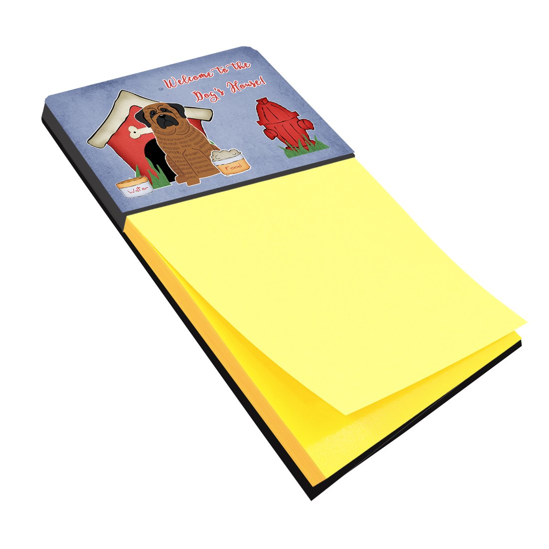 Dog House Collection Mastiff Brindle Sticky Note Holder BB2769SN by Caroline's Treasures