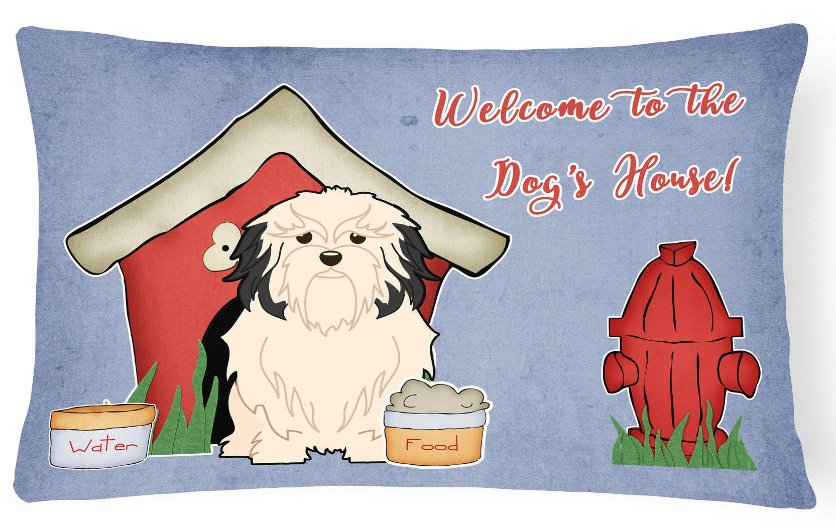 Dog House Collection Lowchen Canvas Fabric Decorative Pillow BB2773PW1216 by Caroline's Treasures