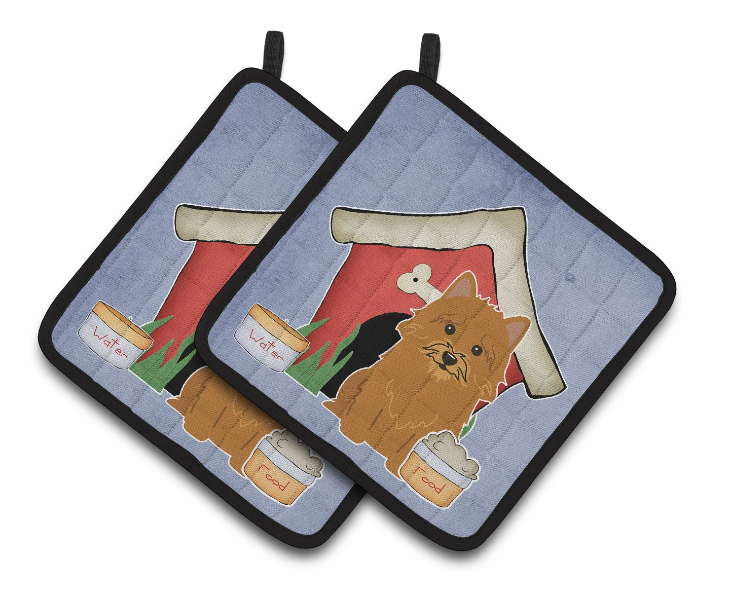 Dog House Collection Norwich Terrier Pair of Pot Holders by Caroline's Treasures