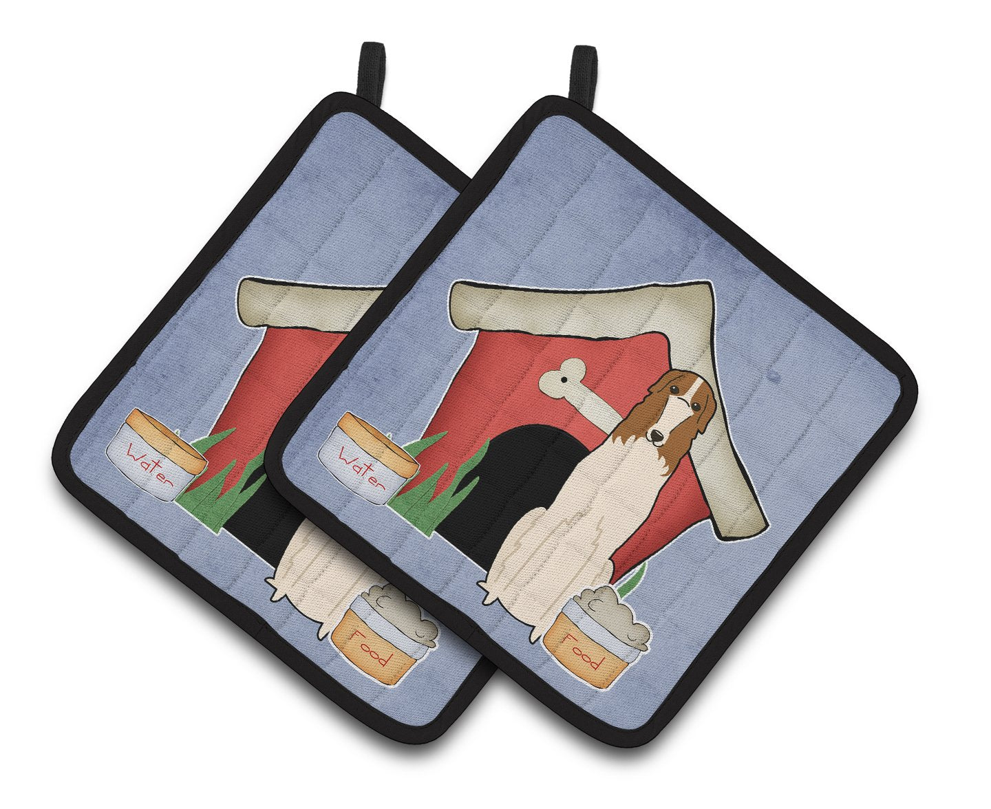 Dog House Collection Borzoi Pair of Pot Holders BB2777PTHD by Caroline's Treasures