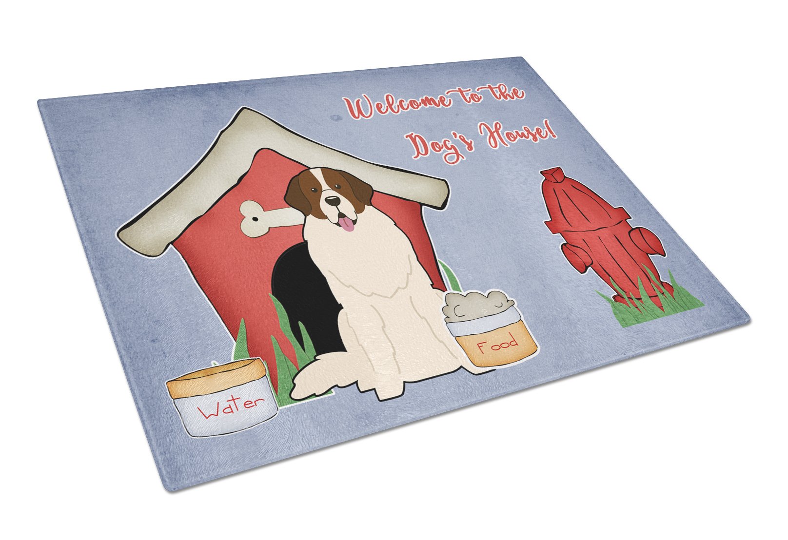 Dog House Collection Moscow Watchdog Glass Cutting Board Large BB2781LCB by Caroline's Treasures