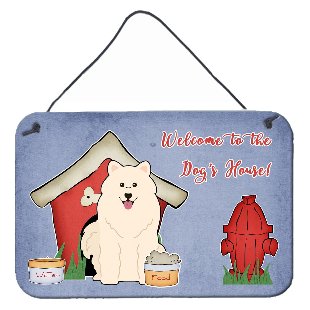 Dog House Collection Samoyed Wall or Door Hanging Prints by Caroline's Treasures