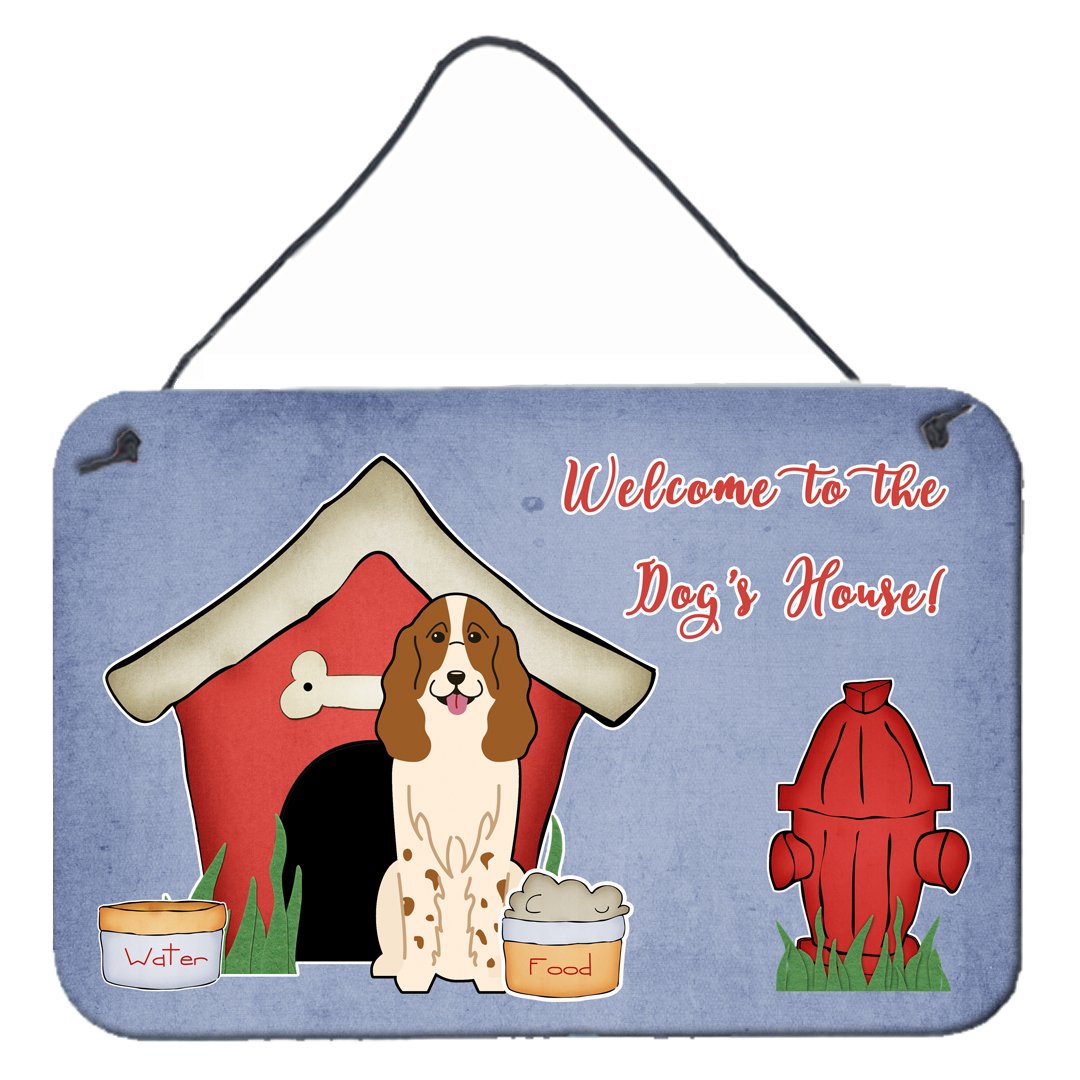 Dog House Collection Russian Spaniel Wall or Door Hanging Prints by Caroline's Treasures