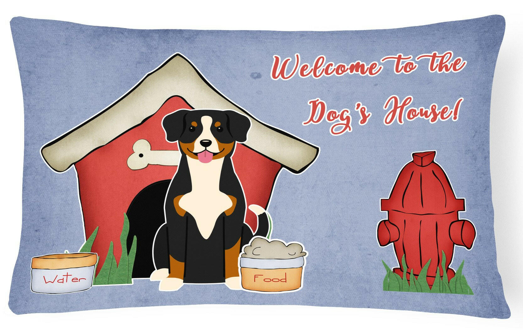Dog House Collection Entlebucher Canvas Fabric Decorative Pillow BB2792PW1216 by Caroline's Treasures