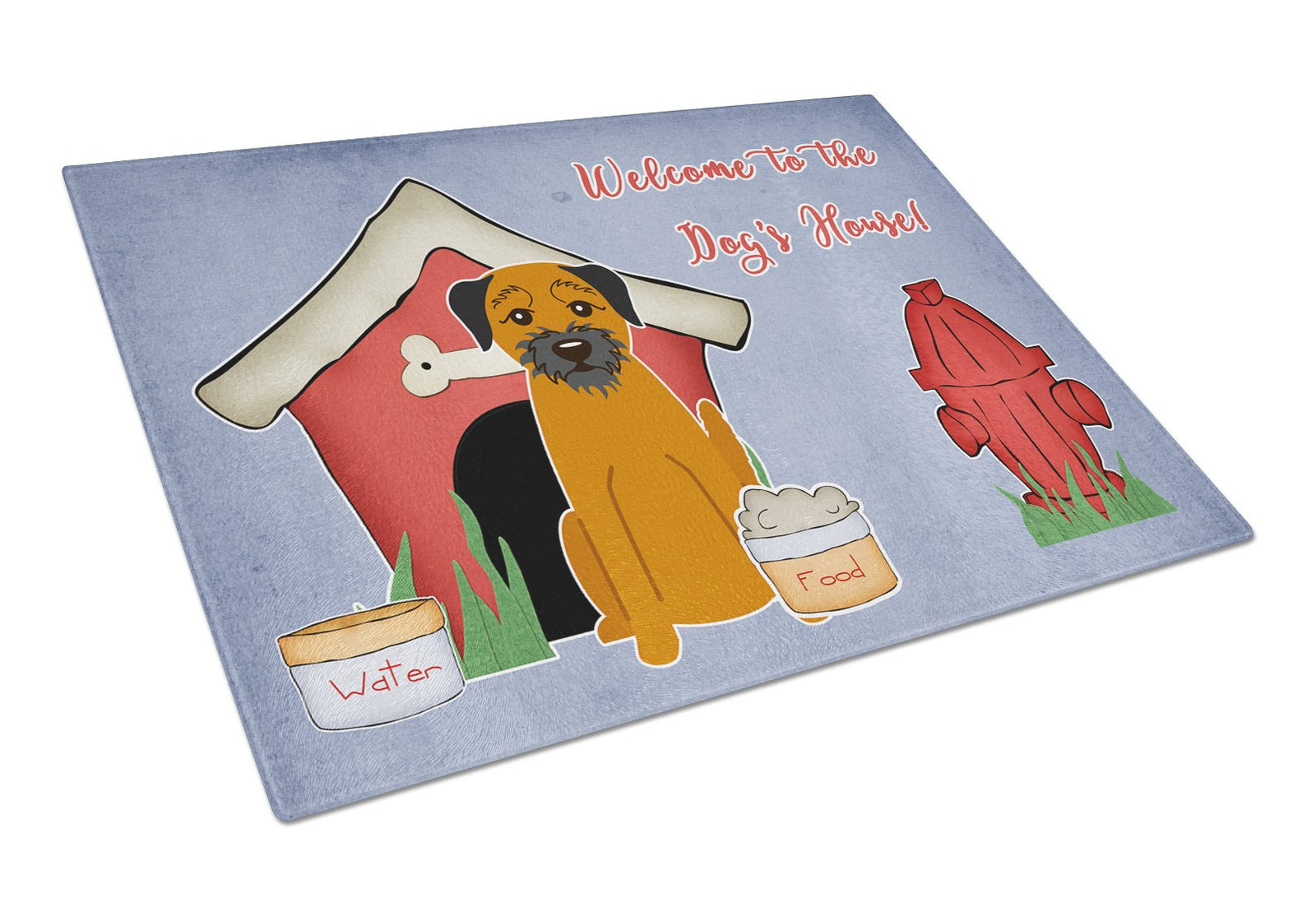 Dog House Collection Border Terrier Glass Cutting Board Large BB2793LCB by Caroline's Treasures