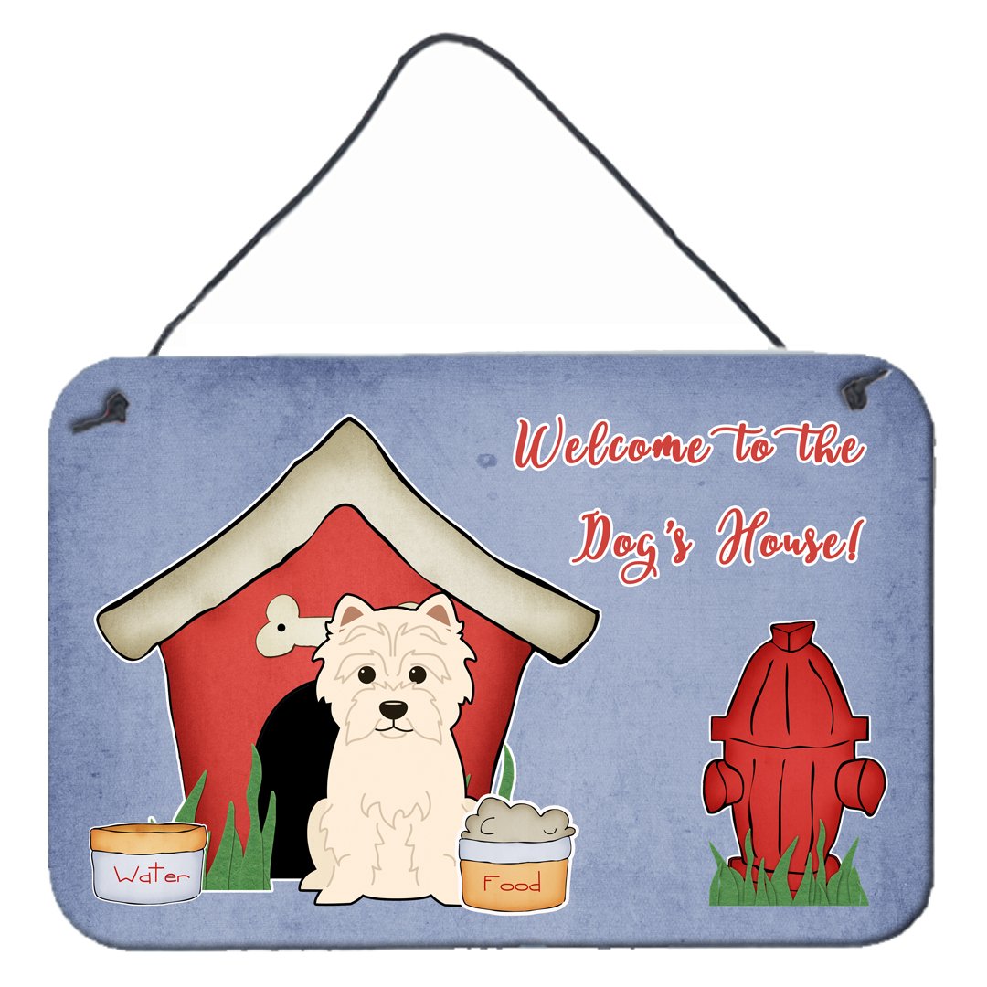 Dog House Collection Westie Wall or Door Hanging Prints by Caroline's Treasures