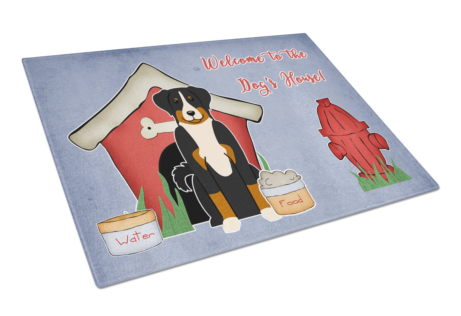 Dog House Collection Appenzeller Sennenhund Glass Cutting Board Large BB2797LCB by Caroline's Treasures