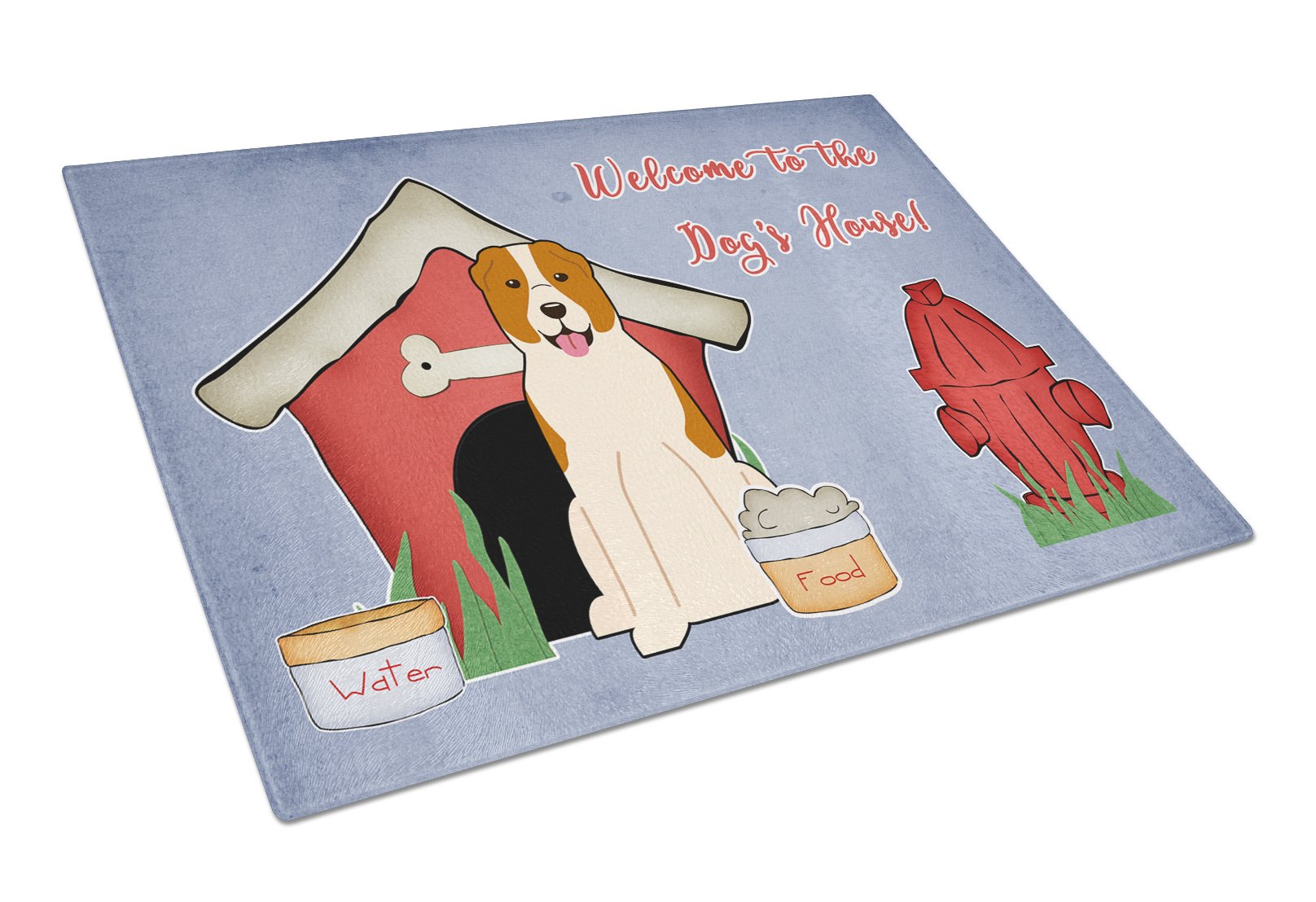 Dog House Collection Central Asian Shepherd Dog Glass Cutting Board Large BB2803LCB by Caroline's Treasures
