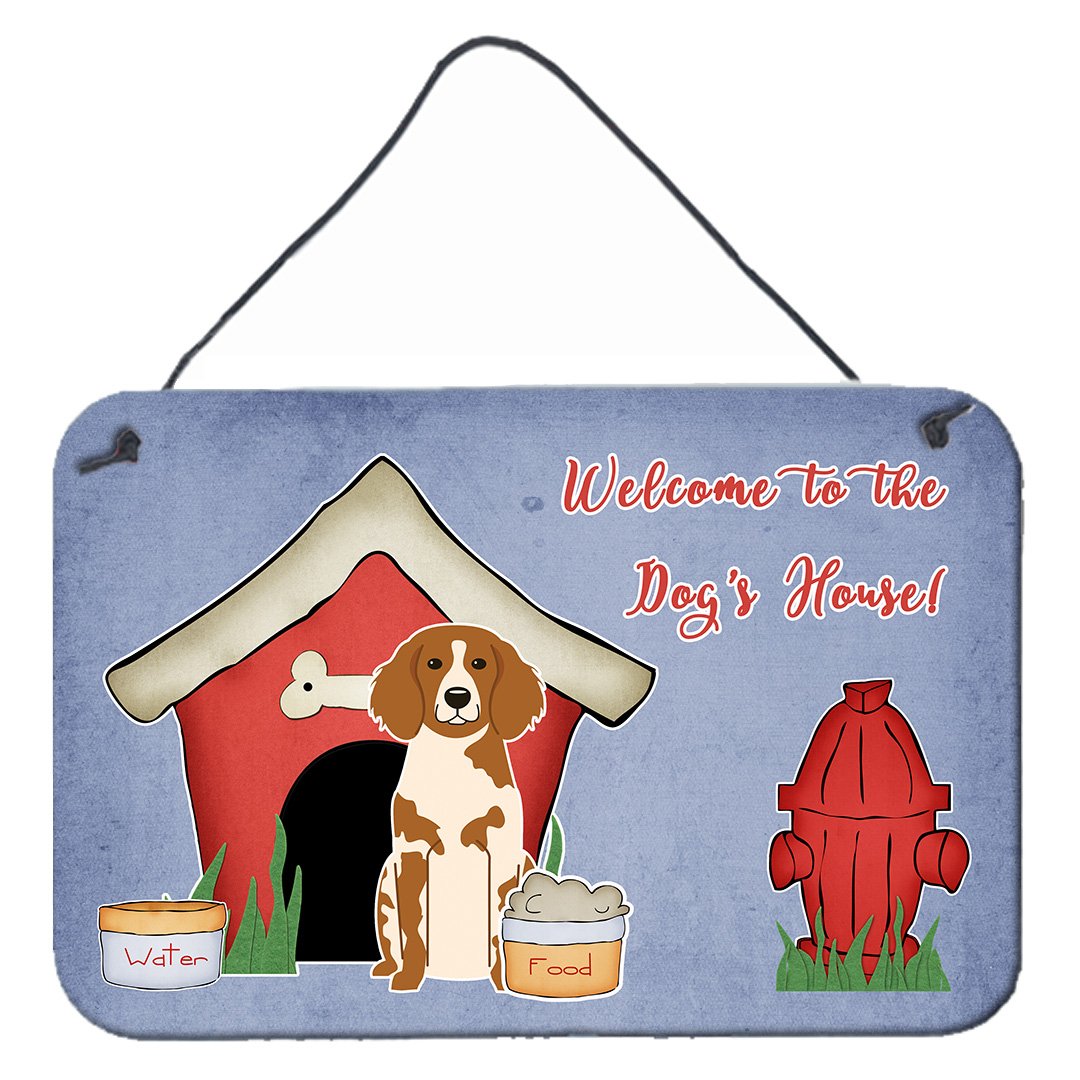 Dog House Collection Brittany Spaniel Wall or Door Hanging Prints BB2826DS812 by Caroline's Treasures