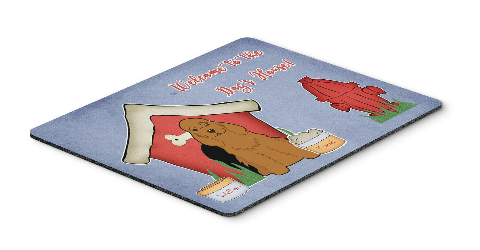 Dog House Collection Cocker Spaniel Red Mouse Pad, Hot Pad or Trivet BB2849MP by Caroline's Treasures