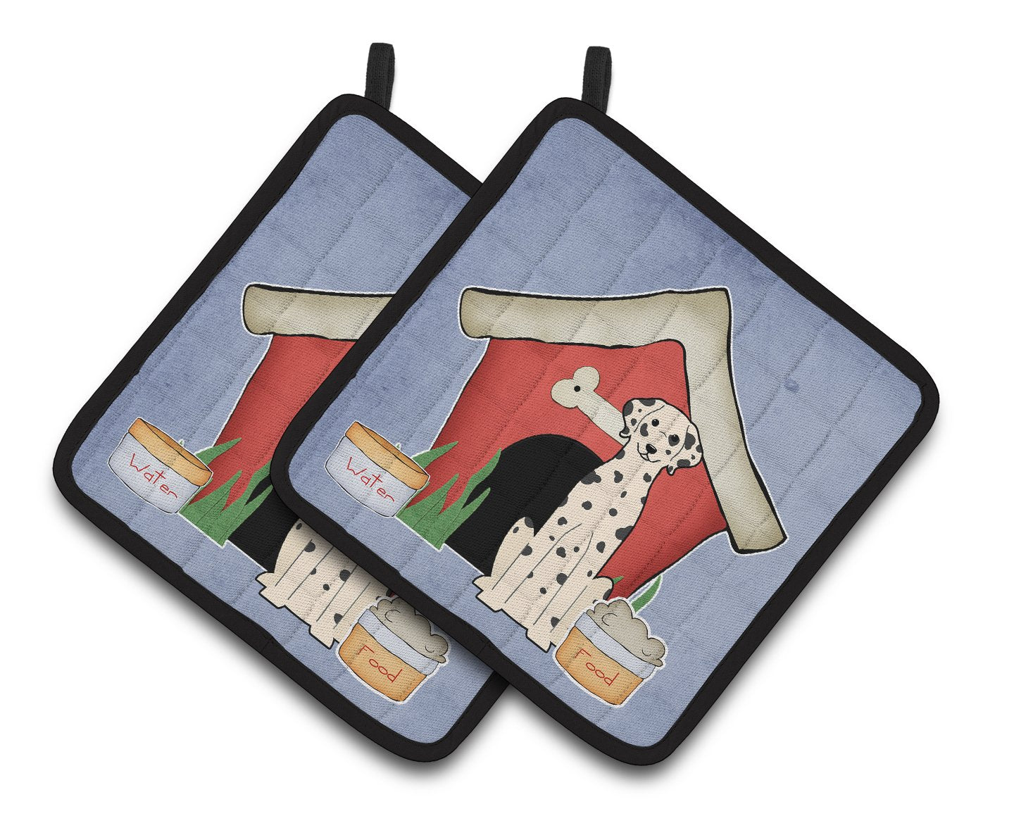 Dog House Collection Dalmatian Pair of Pot Holders by Caroline's Treasures