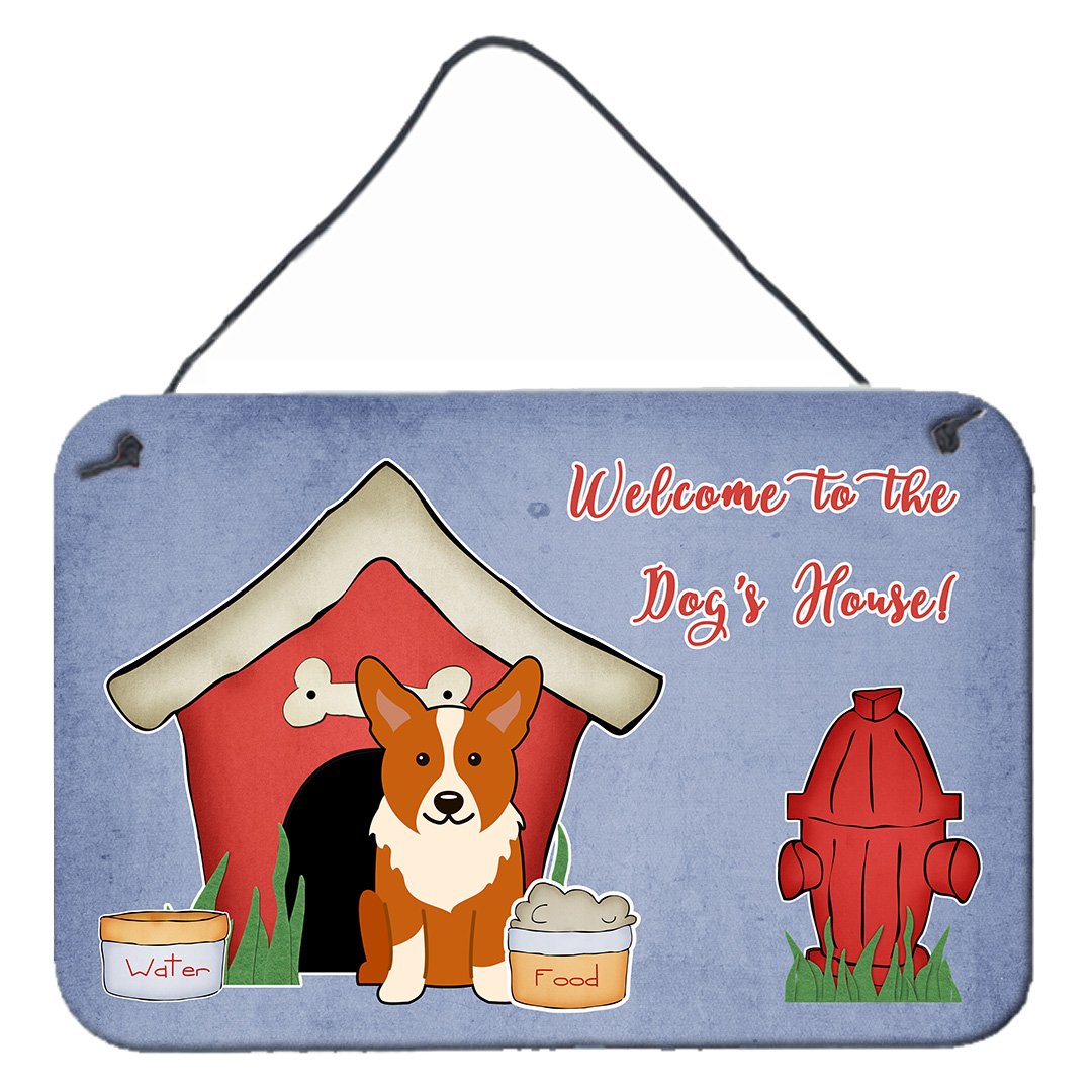 Dog House Collection Corgi Wall or Door Hanging Prints BB2854DS812 by Caroline's Treasures