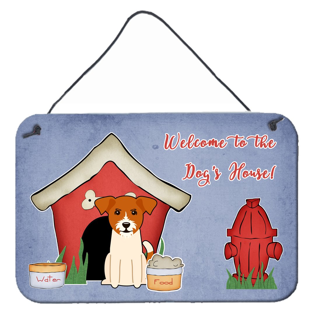 Dog House Collection Jack Russell Terrier Wall or Door Hanging Prints BB2862DS812 by Caroline's Treasures
