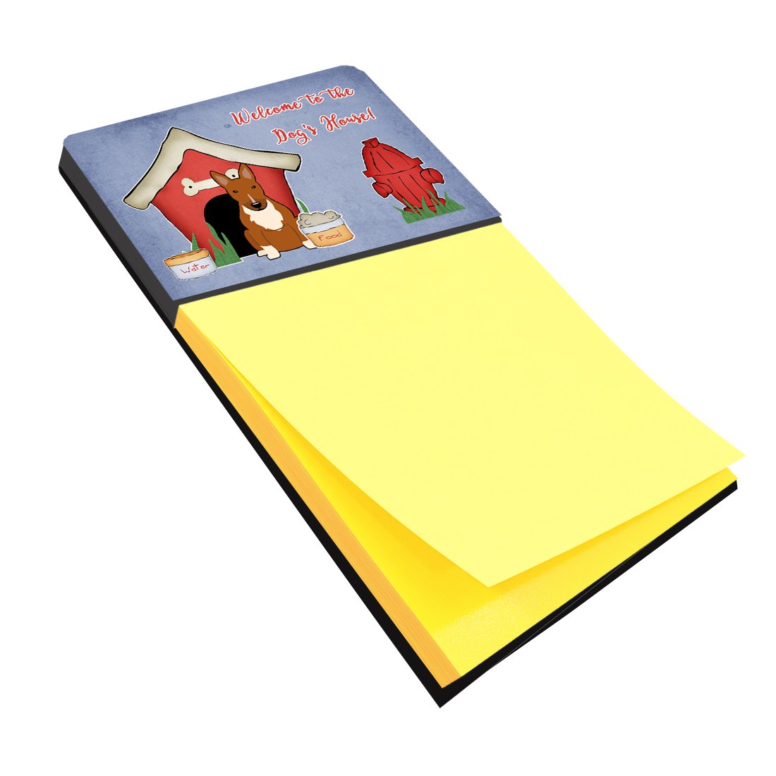 Dog House Collection Bull Terrier Red Sticky Note Holder BB2888SN by Caroline's Treasures