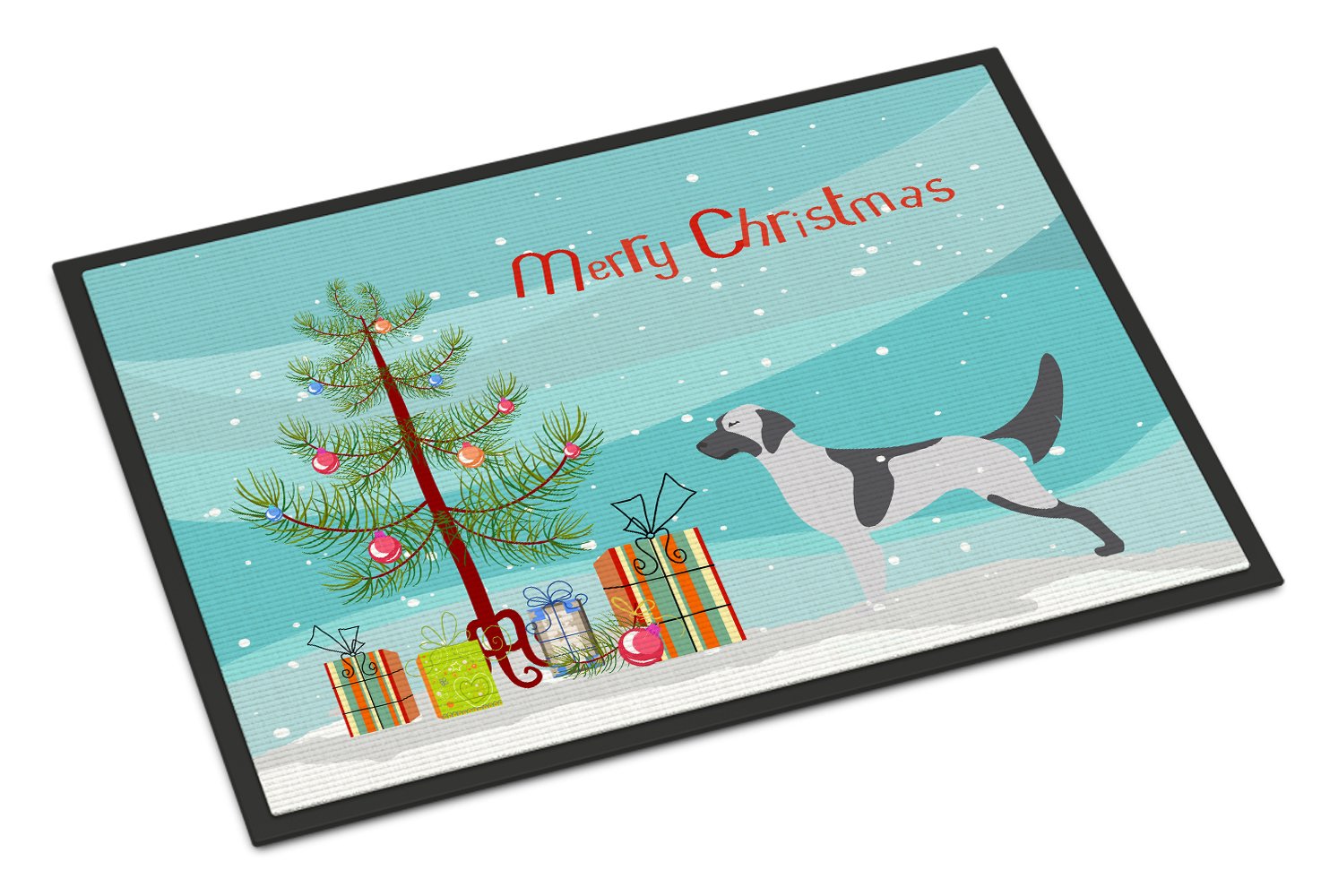 English Setter Merry Christmas Tree Indoor or Outdoor Mat 24x36 BB2899JMAT by Caroline's Treasures