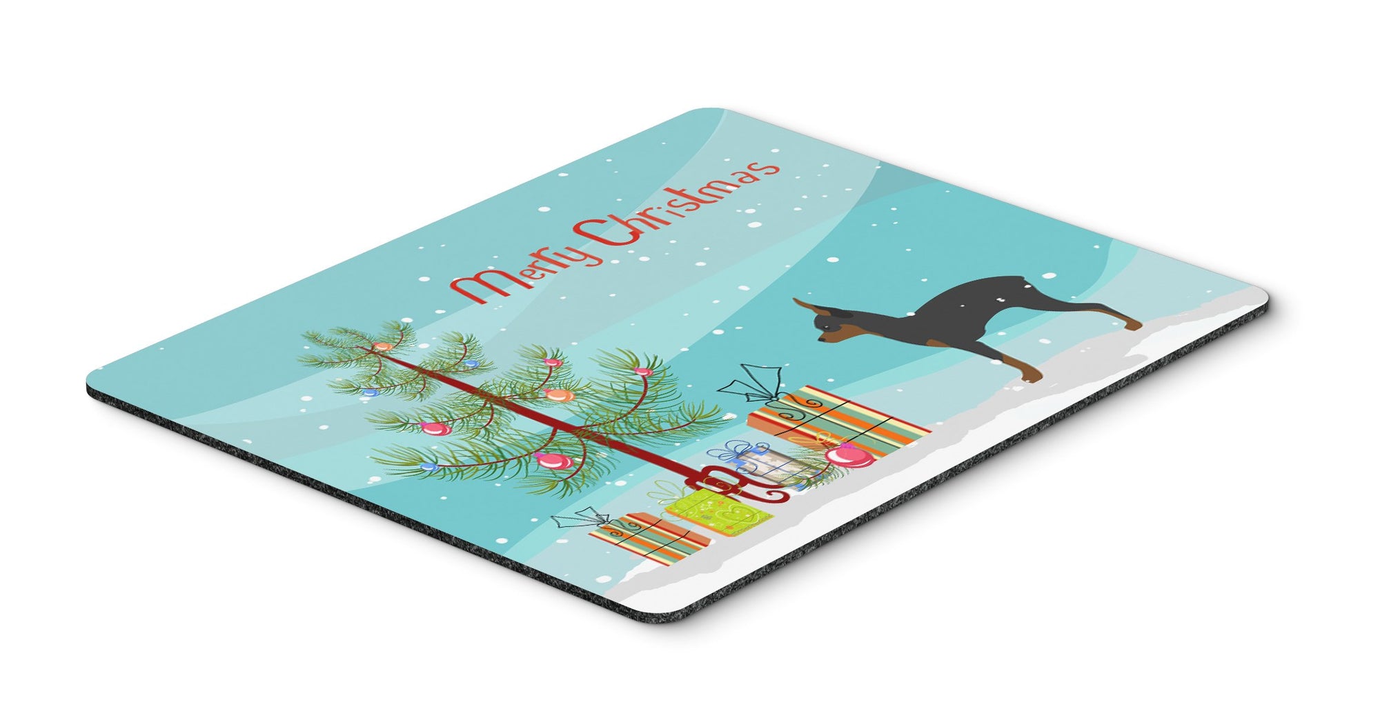 Toy Fox Terrier Merry Christmas Tree Mouse Pad, Hot Pad or Trivet BB2905MP by Caroline's Treasures