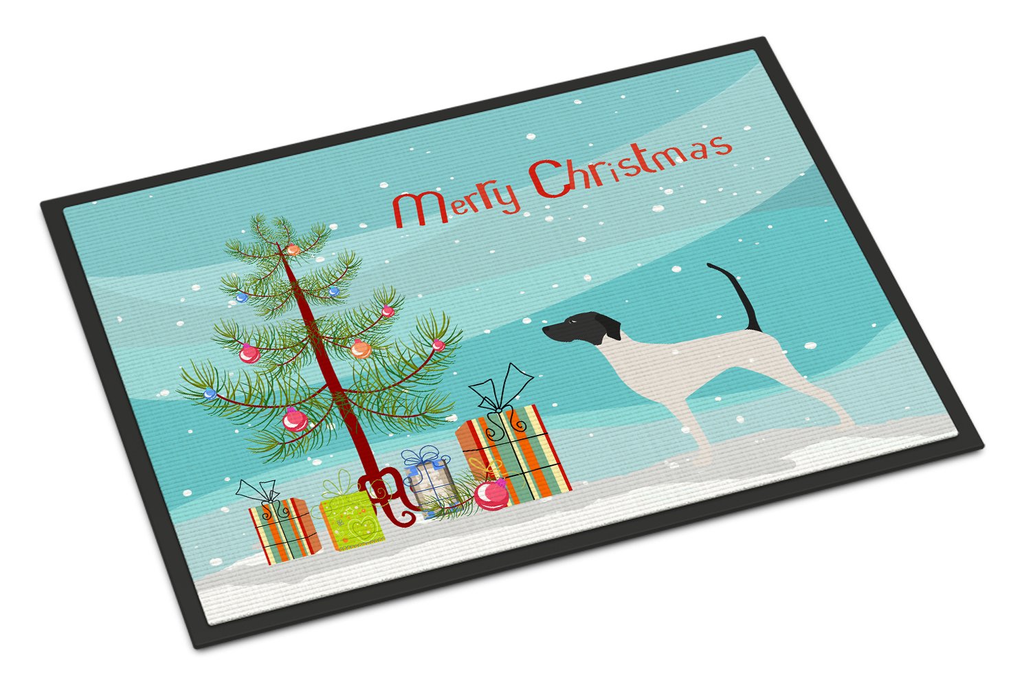 English Pointer Merry Christmas Tree Indoor or Outdoor Mat 24x36 BB2913JMAT by Caroline's Treasures