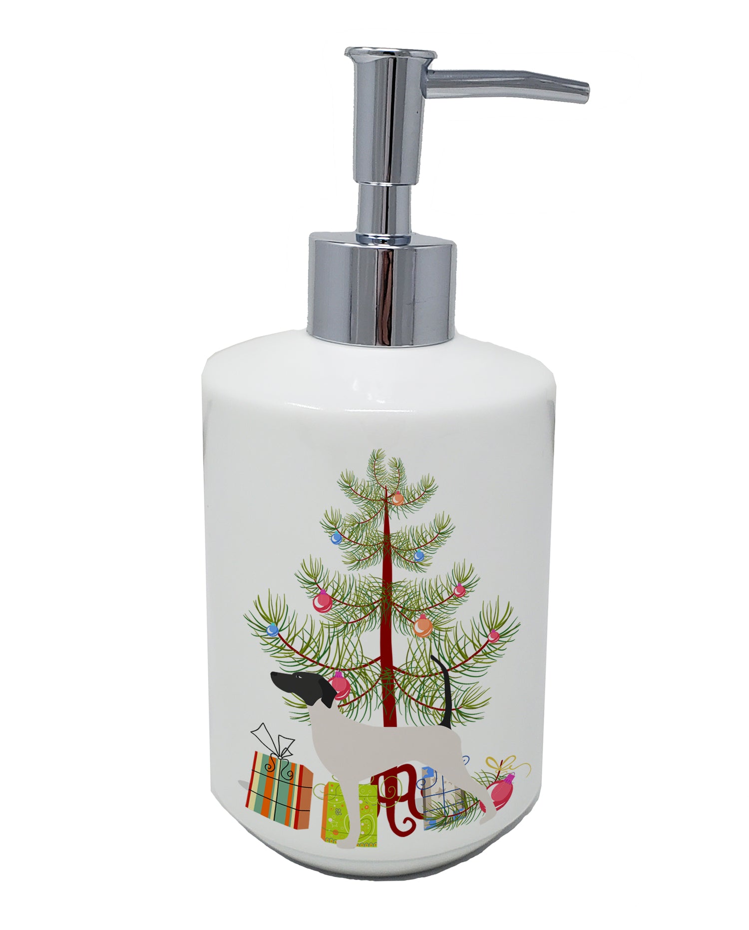 Buy this English Pointer Merry Christmas Tree Ceramic Soap Dispenser
