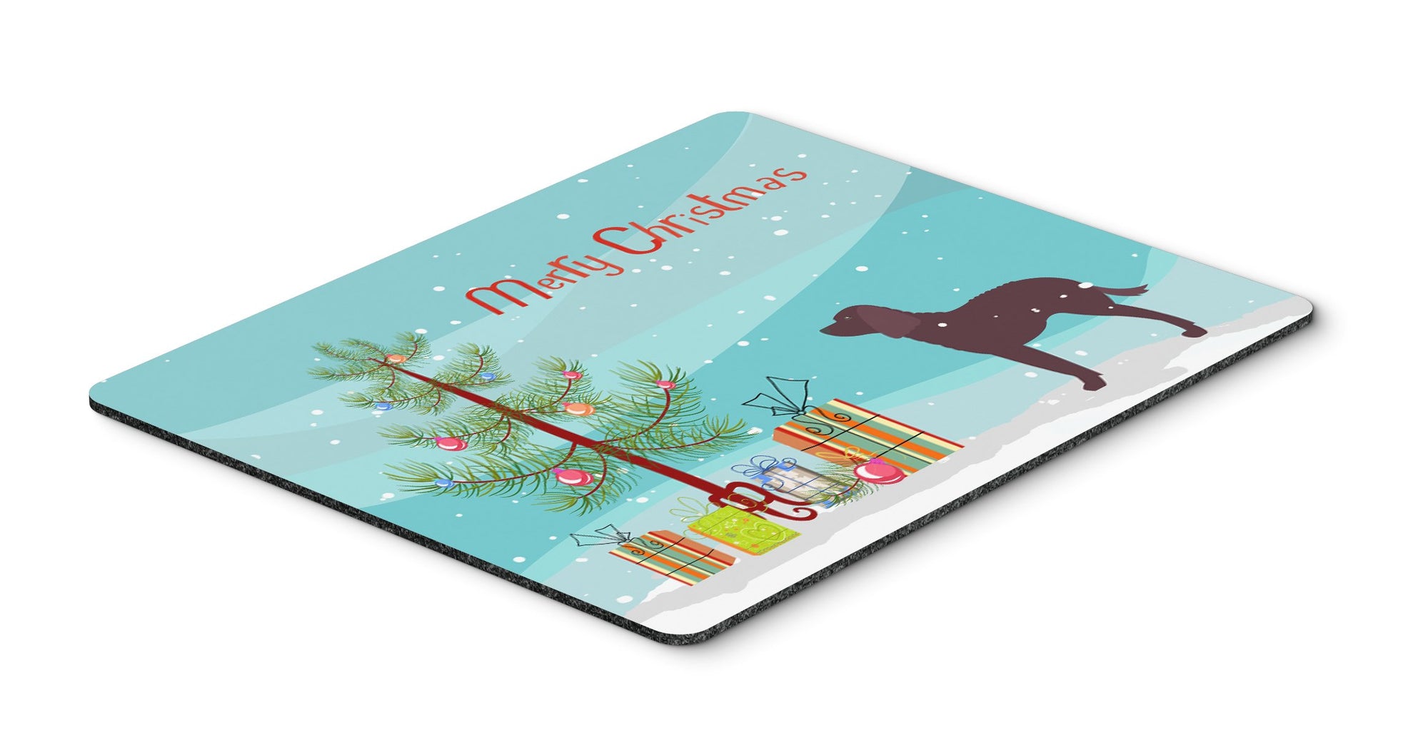 American Water Spaniel Merry Christmas Tree Mouse Pad, Hot Pad or Trivet BB2919MP by Caroline's Treasures