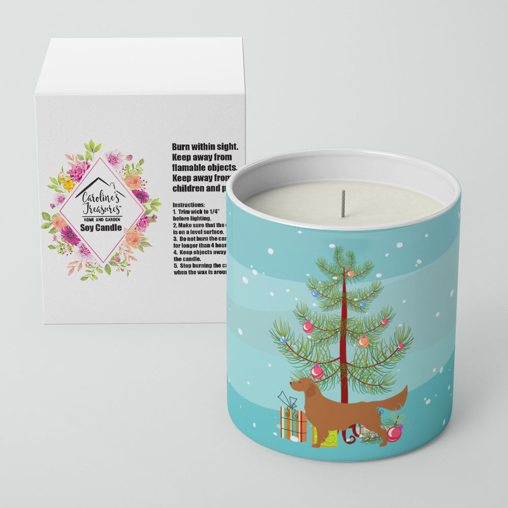 Buy this Golden Retriever Merry Christmas Tree 10 oz Decorative Soy Candle