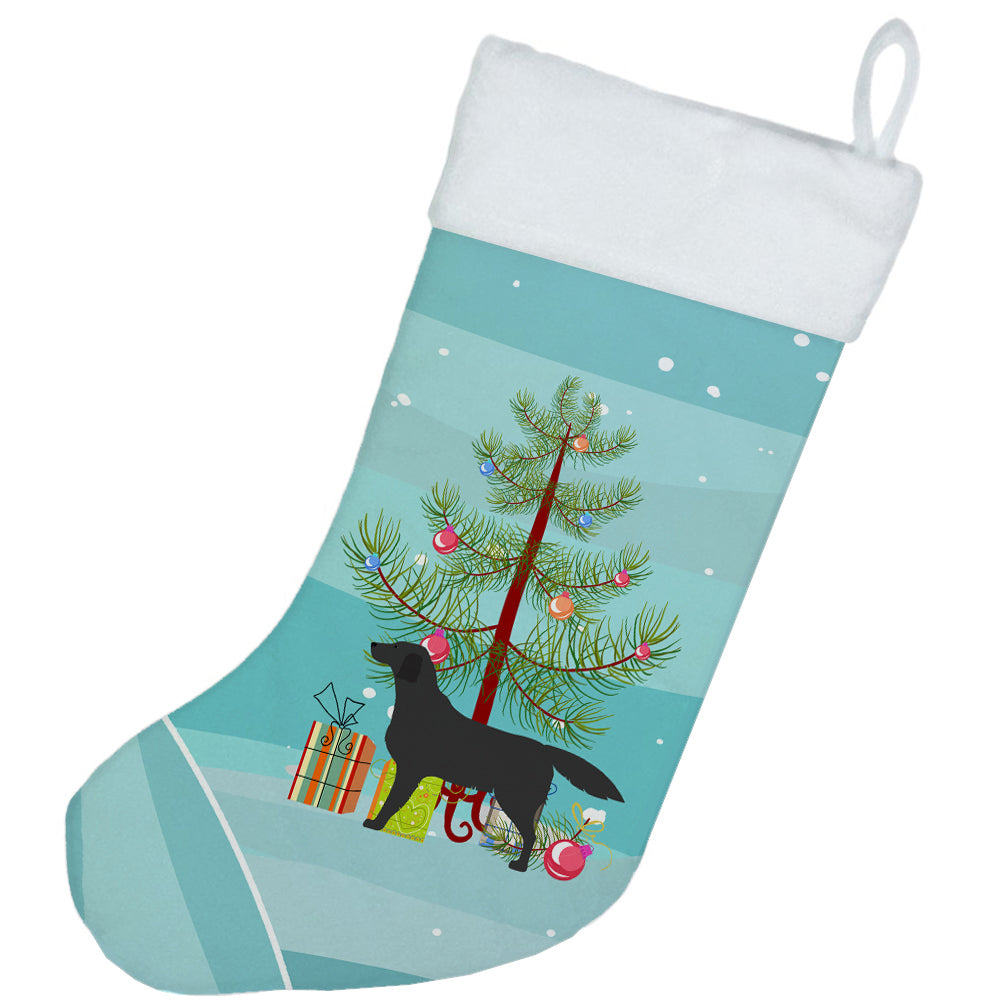 Black Labrador Retriever Merry Christmas Tree Christmas Stocking BB2926CS