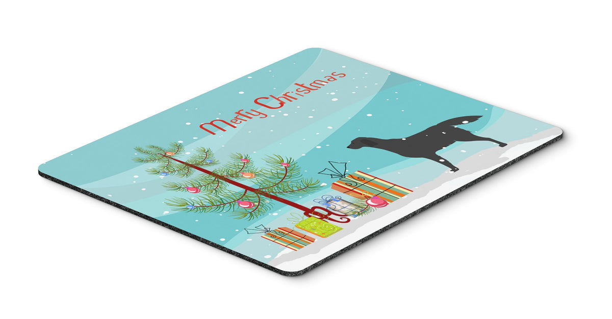Black Labrador Retriever Merry Christmas Tree Mouse Pad, Hot Pad or Trivet by Caroline&#39;s Treasures